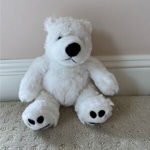 White Plush Polar Bear Toy